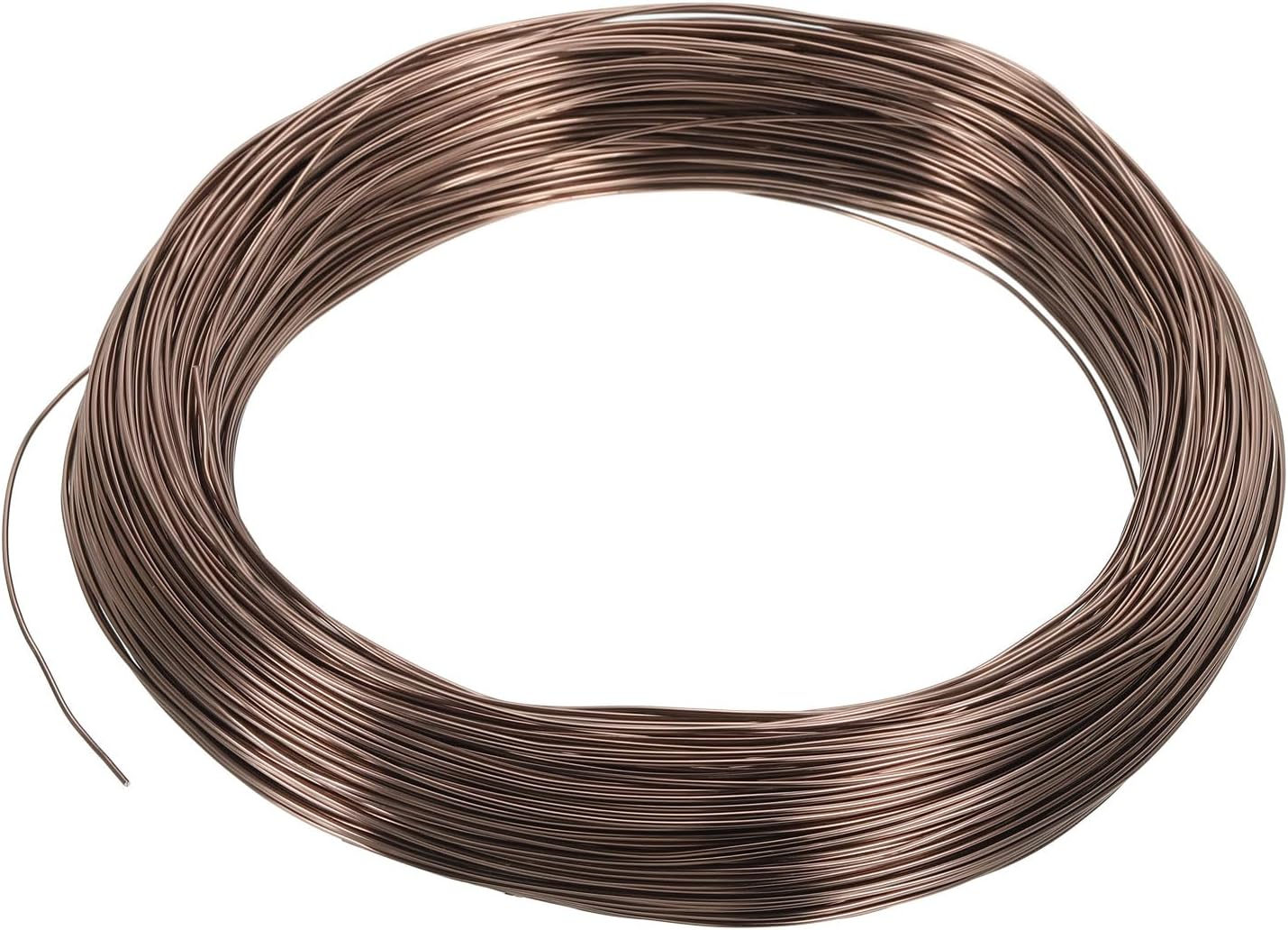 PATIKIL 1mm x 374ft Bonsai Training Wire,Floral Wire Stems Anodized Aluminum Tree Wire for Gardening Branch Fixing,Brown