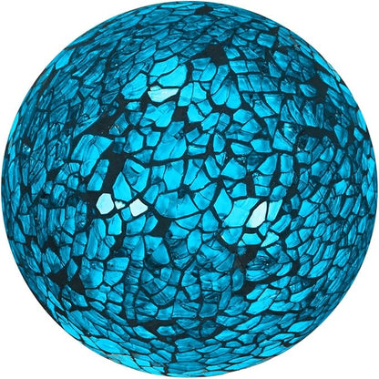 Decorative Ball for Bowls, 3 Inch Mosaic Glass Balls Decorative Glass Orbs for Home Decor/Dining Tables/Wedding Party/Coffee Table/Centerpiece Decor [Turquoise]