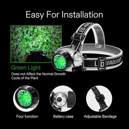 VIVOSUN 19-Bulb High Intensity LED Green Light Grow Room Headlight