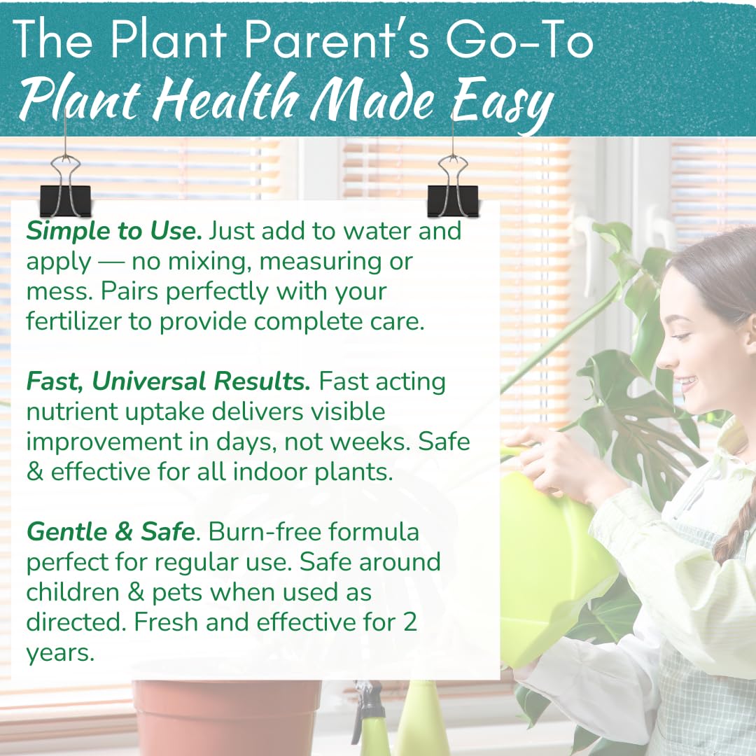 Root Rot Repair for Houseplants – Recovery Drops Root Supplement for Overwatering or Shock | Heals Roots, Prevents Brown Spots & Dropping Leaves (8 oz)