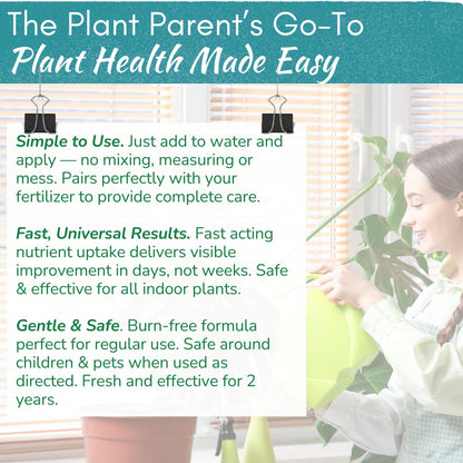 Root Rot Repair for Houseplants – Recovery Drops Root Supplement for Overwatering or Shock | Heals Roots, Prevents Brown Spots & Dropping Leaves (8 oz)