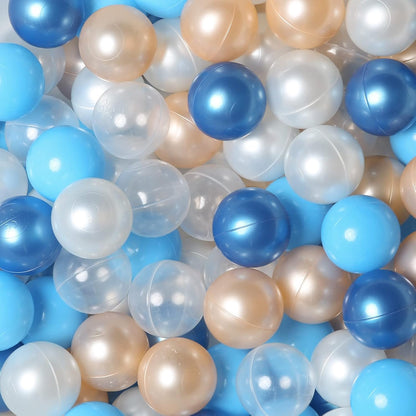 TRENDPLAY Plastic Balls for Ball Pits 2.2 Inch, Pack of 50 100 200 500 Hollow Balls, Perfect for Toddler Baby Pools,Party,Festival Decoration