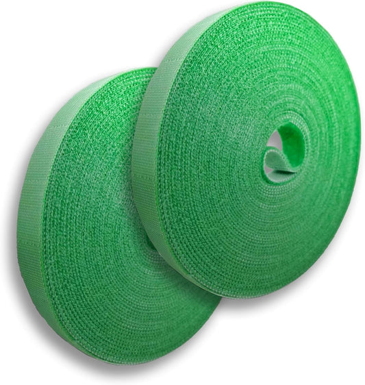 Garden Tie Green Strap Plant Supports Gentle on Plants Pre-Cut Design Tearable Reusable Sturdy