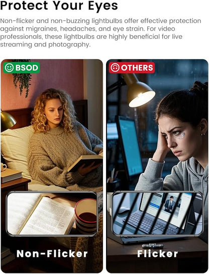 Warm Light Bulbs, Full Spectrum Light Bulb 2700K LED Lightbulbs G45 Soft White Grow Small E26 Refrigerator 5W Eq 40W Appliance for Home, Plant, Freezer, Lamp (1 Warm White Bulb)