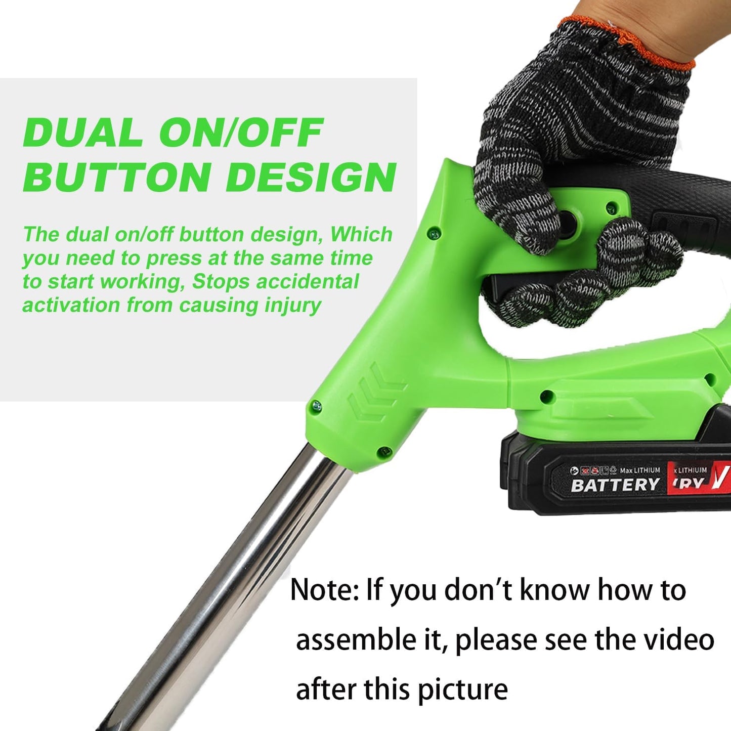 Cordless Weed Wacker Battery Powered Electric 21V 4.0Ah*2pcs 5 Types Blade&Wheels Grass Trimmer/Lawn Edger/Mower/Brush Cutter, Weeder Tool for Lawn Garden Pruning/Trimming (Unfoldable)