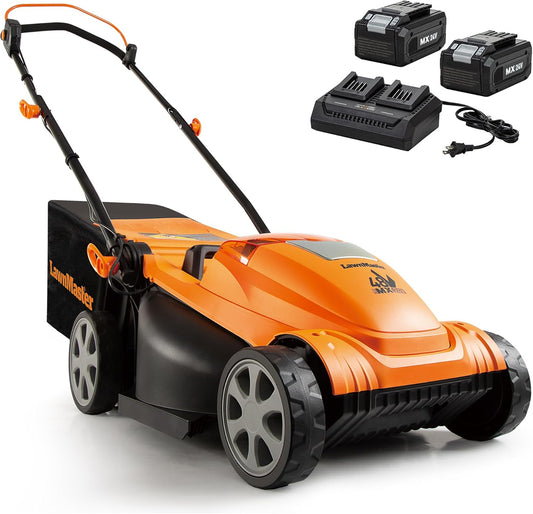 LawnMaster CLMF4815E 48V MAX* 15-inch Brushless Cordless Mower with 2X24V MAX* 4.0Ah Battery and a
