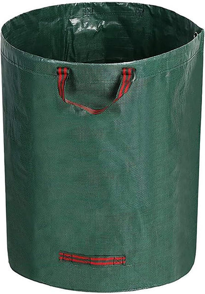 79 Gallons Lawn Leaf Bags, Yard Waste Bag, Reusable Gardening Leaf Collet Bag, Patio Garden Weed Bag, Leaf Collector Storage Bin, Trash Can with Lid & 4 Handles - Extra Large & Heavy Duty Leaf Bag