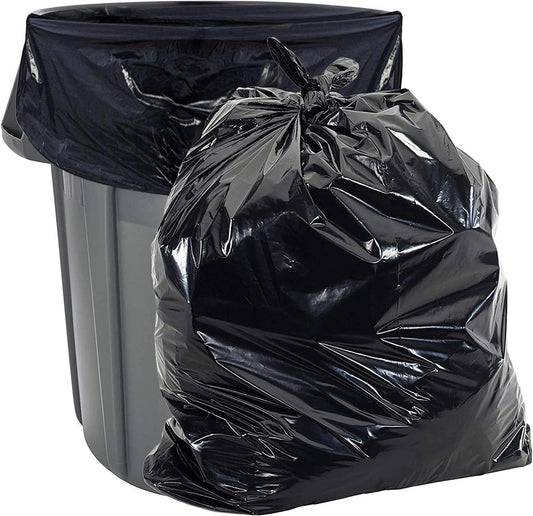Aluf Plastics 56 Gallon Trash Bags (2 MIL - Pack of 50) 43" x 47" - Large Heavy Duty Can Liners