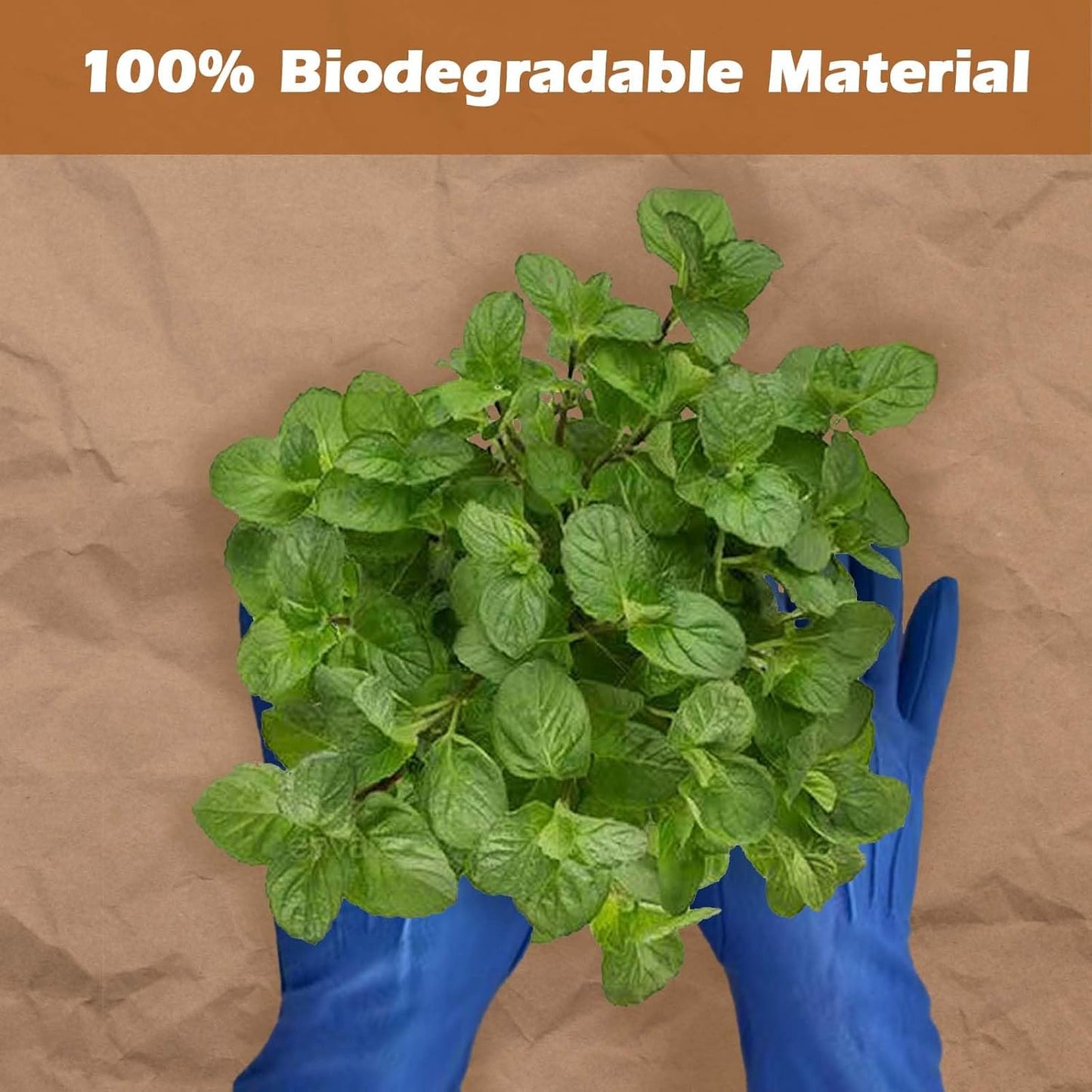 4 x 100 Ft Biodegradable Paper Weed Barrier Heavy Duty Biodegradable Landscape Fabric Garden Bed Grass Garden Paper Weed Control Barrier Weed Paper for Landscaping