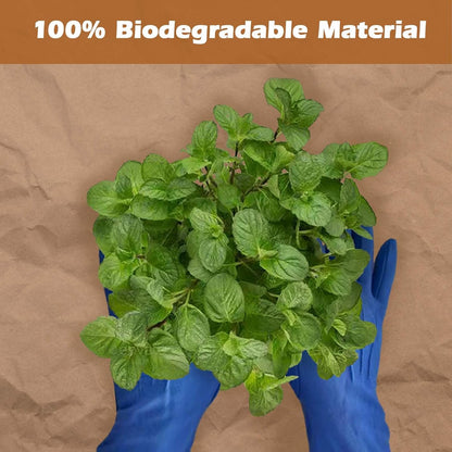 4 x 100 Ft Biodegradable Paper Weed Barrier Heavy Duty Biodegradable Landscape Fabric Garden Bed Grass Garden Paper Weed Control Barrier Weed Paper for Landscaping