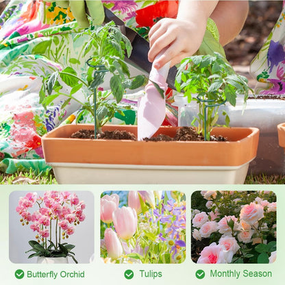 4/8/12 Pack Plant Stakes, 16/24/36 Inch Plant Support Stakes, 2025 New Plant Sticks Support, Flower Stakes for Plants Peony, Tomato Seedling, Marigold, Amaryllis, Sapling, Coreopsis (36 Inch-4 Pack)