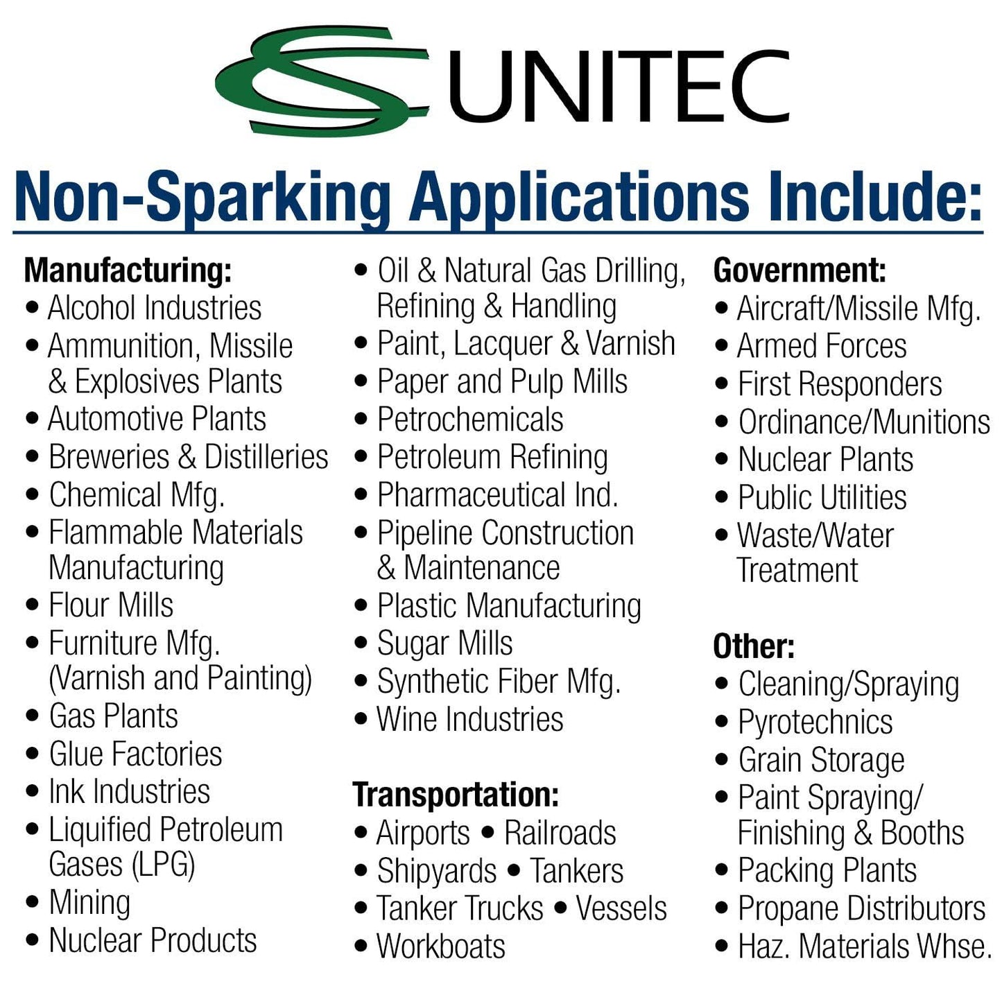 CS Unitec | Non-Sparking Pick Head Axe | 4 lbs. | TUV Certified | Copper Beryllium | Non-Magnetic | Corrosion Resistant | EX1203-1850B