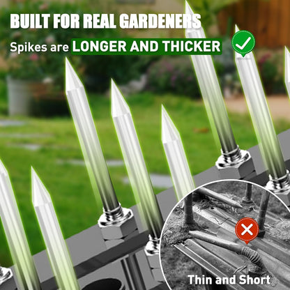 Lawn Aerator Spike Tool - Manual Grass Aerator with 15 Iron Spikes, Pre-Assembled Yard Aerator for Core Aeration, Dethatching, Heavy Duty T-Handle & Wide Foot Plate for Lawn Yard & Garden (Orange)