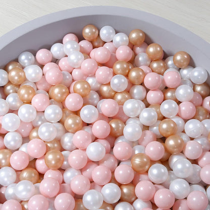 TRENDPLAY Plastic Balls for Ball Pits 2.2 Inch, Pack of 50 100 200 500 Hollow Balls, Perfect for Toddler Baby Pools,Party,Festival Decoration
