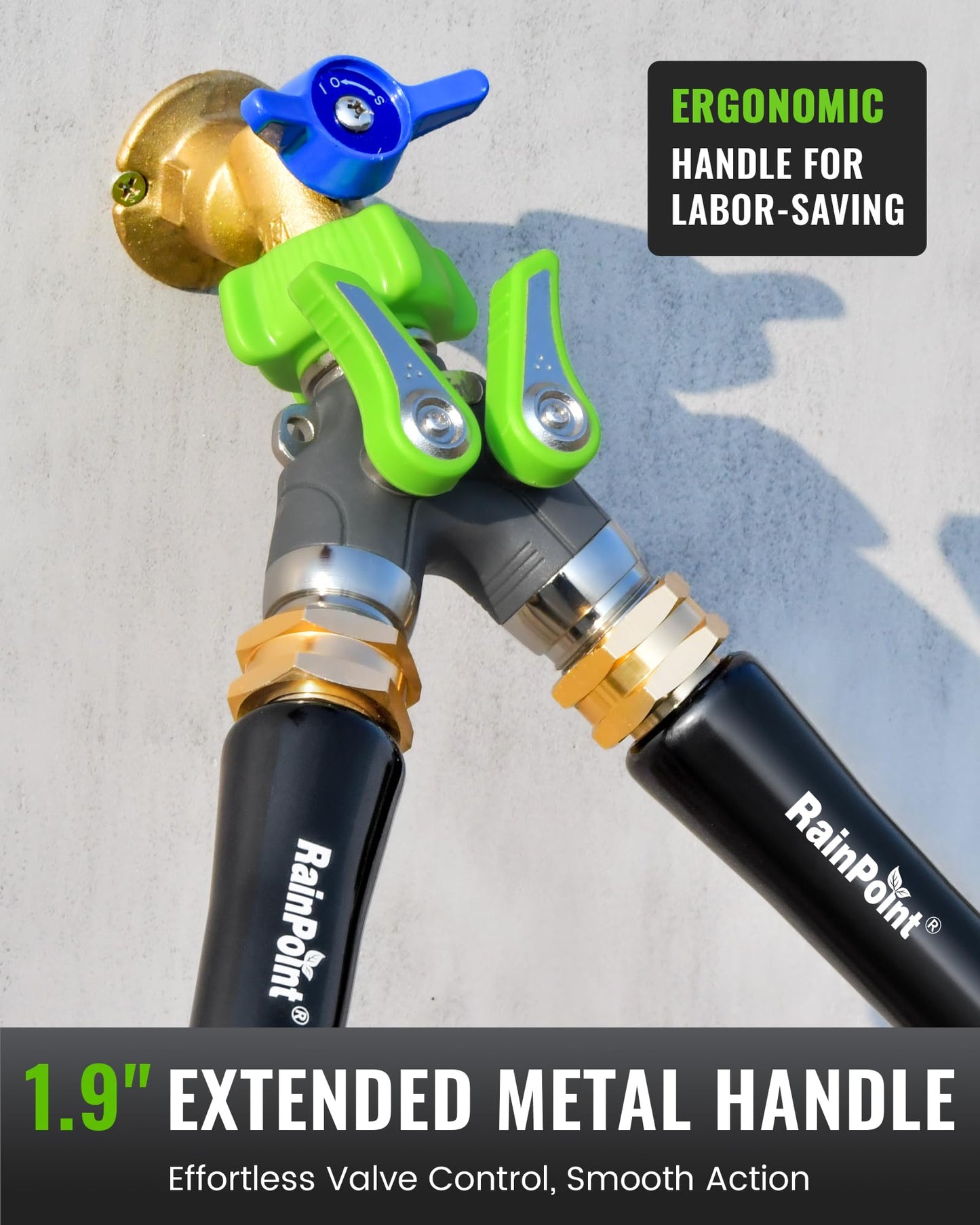 RAINPOINT 2 Way Garden Hose Splitter