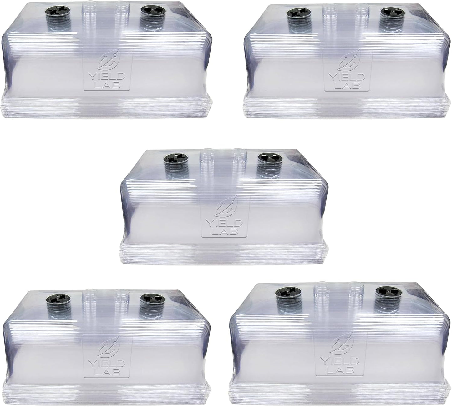 7 Inch Propagation Dome - 50 Pack Humidity Vented Domes – Plant Growing Dome for Seedling, Germination, Soil & Hydroponic Horticulture