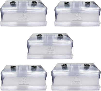 7 Inch Propagation Dome - 50 Pack Humidity Vented Domes – Plant Growing Dome for Seedling, Germination, Soil & Hydroponic Horticulture