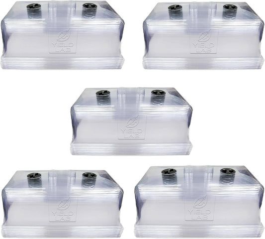 7 Inch Propagation Dome - 50 Pack Humidity Vented Domes – Plant Growing Dome for Seedling, Germination, Soil & Hydroponic Horticulture
