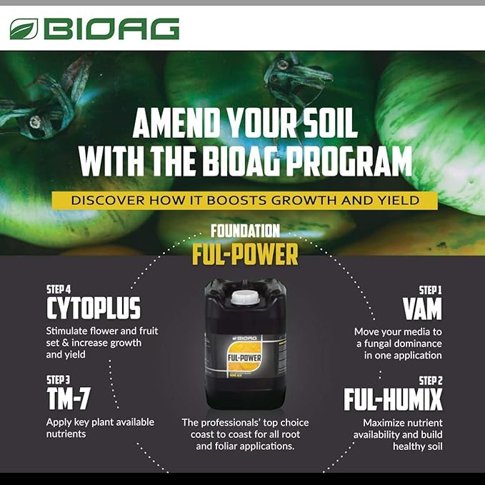 Ful-Humix Organic Humic Acid Soil Dry Amendment, Increases Yield, Nutrient Uptake for All Plants, Lawn (300 Grams)