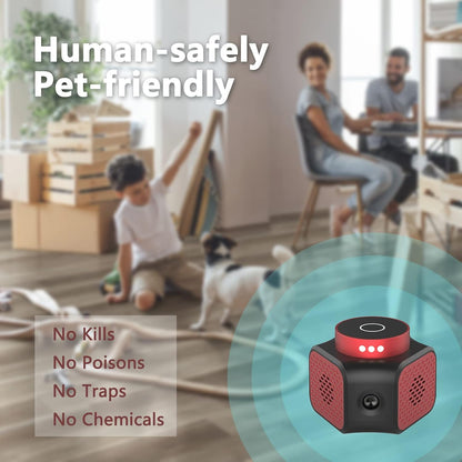 Mice Repellent Plug-ins, Rodent Squirrels Repellent Indoor Ultrasonic Pest Rodent Repeller Mouse Deterrent Rat Control for Home Attic Garage RV