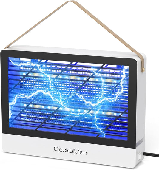 2-Pack GeckoMan LED Indoor Bug Zapper Indoor Fruit Fly Trap for Indoors Mosquito Zapper Fly Zapper