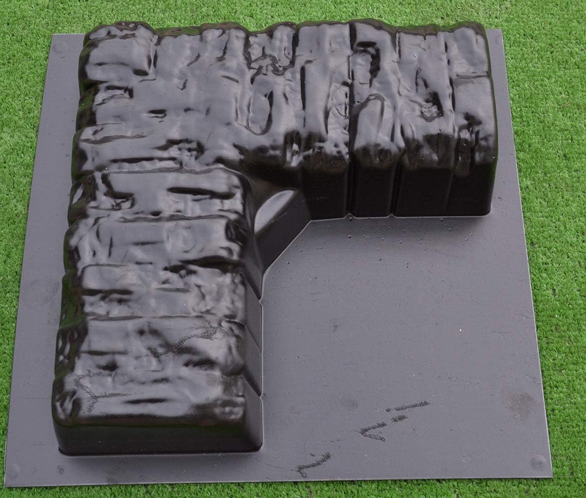 Concrere molds DIY Set 2 pcs Mould Corner Edge Stone Garden Edging Tree Landscape Flower (BR09)