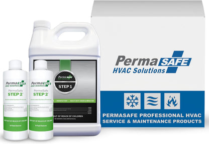 PermaSafe HVAC Solutions, Mold Removal & Prevention Treatment, and Indoor Air Quality Enhancer for all System Components and Ductwork
