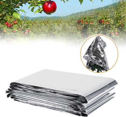 Mylar Sheet,6Pcs High Silver Reflective Mylar Film for Plant Growth | First Aid | Outdoor Survival Mylar Blanket Environmentally-Friendly Mylar Film Foil Sheet for Greenhouse 82.68 x 47.24in