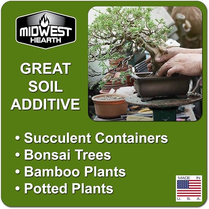Black Lava Rocks for Plants Natural Horticultural Volcanic Rock (1/4" Size) (Mined in USA) (10-lb Bag)