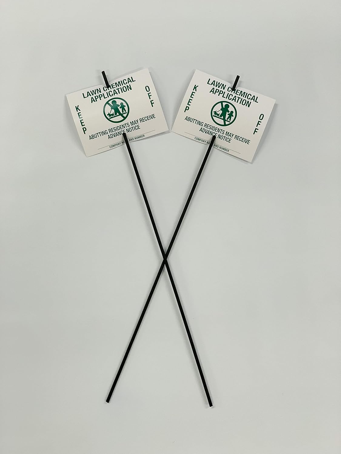 Lawn Treatment Application Stakes & Ohio Signs (Economy Style Stake / 500 pc. Pack)