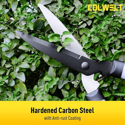 Colwelt Loppers Hedge Clippers Garden Shears 3Pcs, Compact Garden Loppers Shear Set with 17?™â€?Bypass Branch Cutters & Hedge Shears & Pruners, Tree Shrub Care Kit for Lopping with Soft Grip Handle