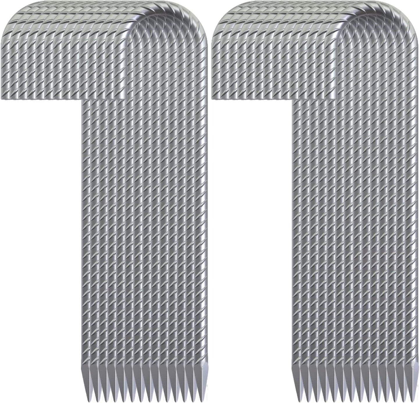 Rebar Stakes 16 Inch, 3/8" Diameter Tent Stakes Heavy Duty 28 Pack, Galvanized Steel Chain Link Fence Stakes Metal Ground Anchors for Outdoor Decorations, Bounce House, Trap, Fencing