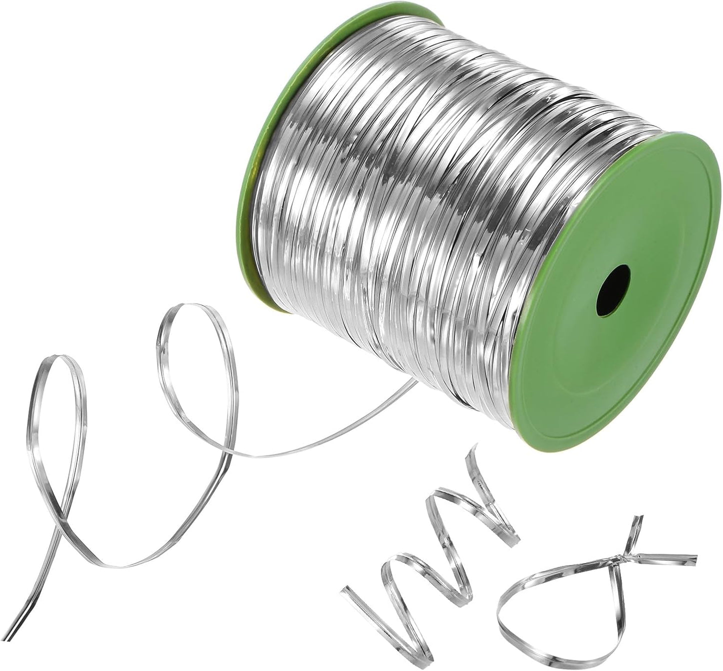 Metal Twist Ties, 500 Yards Metallic Twists Tie Bread Twisty-Ties for Party Decoration/Garden Plant/Gift Wrapping Bag/Cake/Pops Candy/Bakery Bags [Silver]