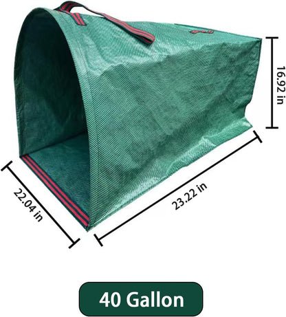 Leaf Dustpan, Leaf Collector, Large Yard Dustpan-Type Lawn and Leaf Bags Reusable, Leaves Collector, Garden Bags for Leaves, Debris, Grass, Clippings, Lawn Trash 40Gallon