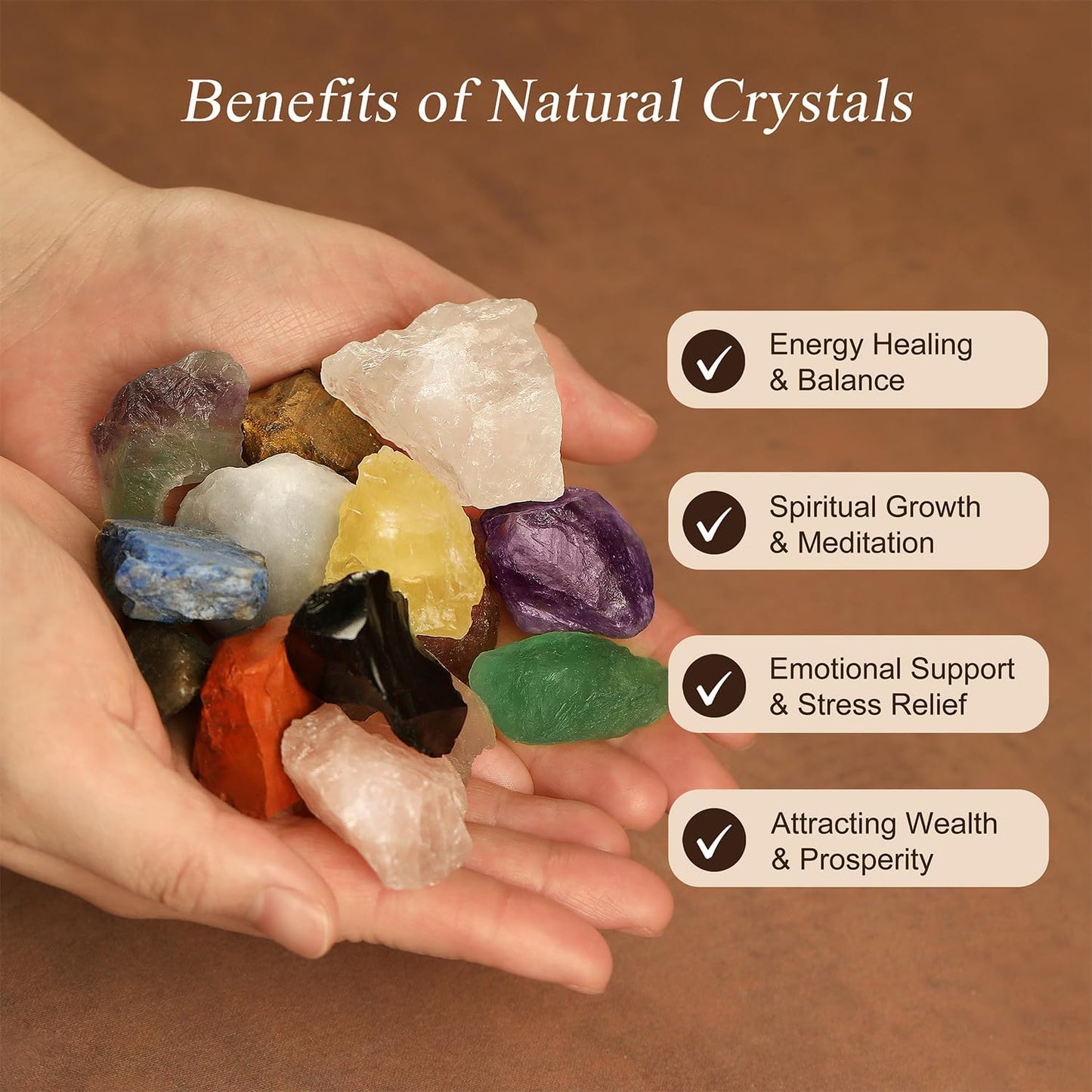 Seven Chakra Crystal Trees, Bonsai Tree, Money Tree, Healing Stones, Crystal Tree of Life, Desk Decor, Home Decor, Unique Birthday Gifts for Women Mom