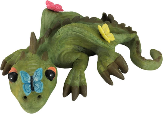 GlitZGlam Cody The Green Miniature Dragon of Azar for Your Fairy Garden/Miniature Garden