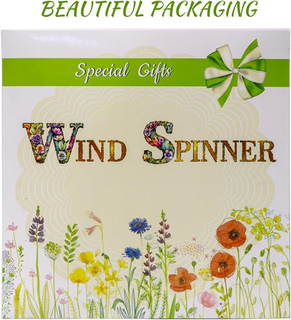3D Mandala Wind Spinner, 12 Inch Stainless Steel Outdoor Wind Sculpture, Handcrafted Metal Garden Art for Patio, Yard, Weatherproof & Silent Spinning Mandala Decor