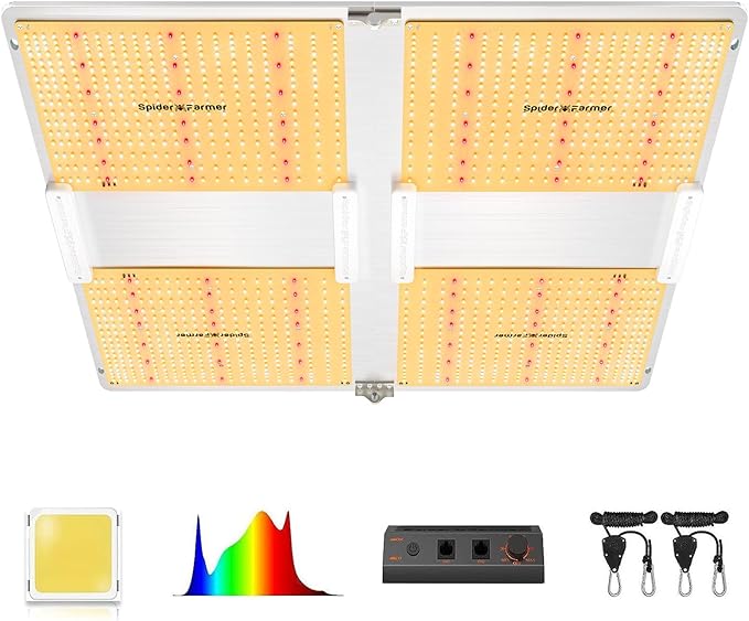 Spider Farmer 5L Smart Humidifier and SF7000 Grow Light