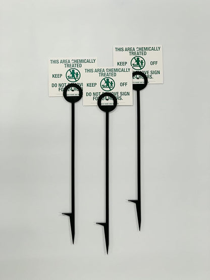 Lawn Treatment Application Stakes & Iowa Signs (Premium Style Stakes / 1,000 pc. Pack)
