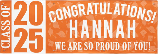 Let's Make Memories Personalized Graduation Banner Class of 2025 - Graduation Party Decorations