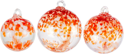 Dale Tiffany Hand Blown Glass, 8" Diameter Nova, Tree of Life Collection, Witch Globe Hanging Garden Indoor/Outdoor Decorative Ornament Gazing Ball