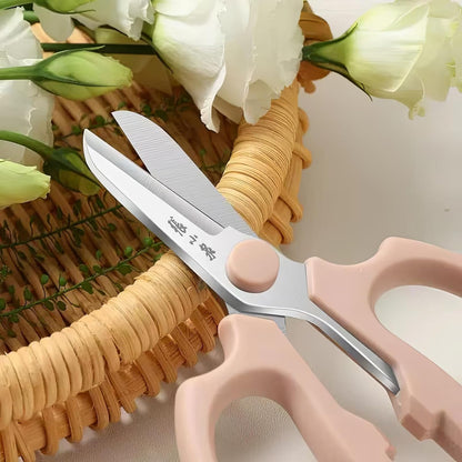 Pro Florist & Garden Shears - 3.38mm Heavy-Duty Rustproof Steel | Cuts Hydrangeas, Roses & Thick Stems | Ergo Wide-Grip Scissors for Fresh Flowers, Pruning, Ikebana