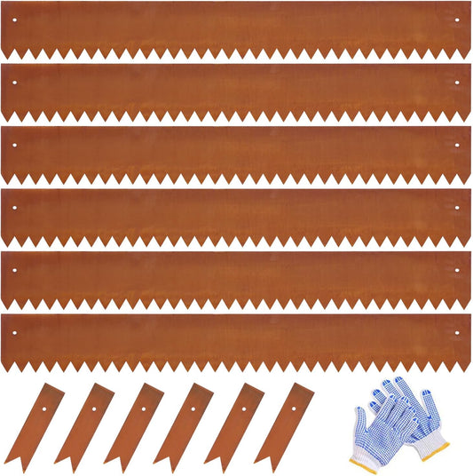 Corten Steel Landscape Edging Steel Landscaping Edging Metal Garden Edging Lawn Edge Border Rust