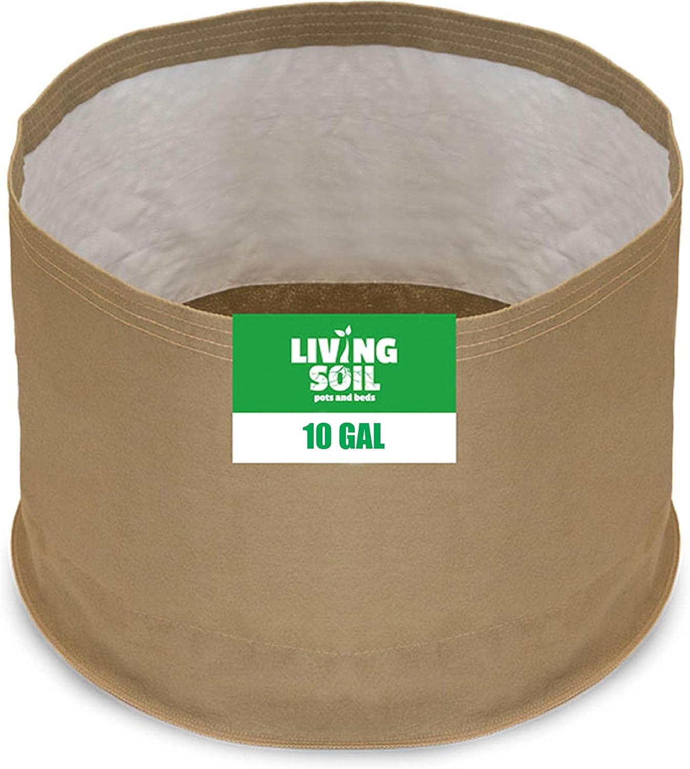 Sustainable Village Blumat Grow Bags 5 Pack - 10 Gallon Fabric Pots for Plants - Breathable Waterproof Cloth Pots with MoistureLock Technology - Promotes Strong and Healthy Roots