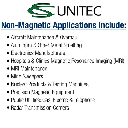 CS Unitec | Non-Sparking Pick Head Axe | 4 lbs. | TUV Certified | Copper Beryllium | Non-Magnetic | Corrosion Resistant | EX1203-1850B