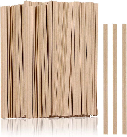 1000 Pcs Twist Ties, Kraft Paper Twist Ties Plant Ties Reusable Bread Ties for Party Cello Candy Coffee Treat Bags Cake Pops