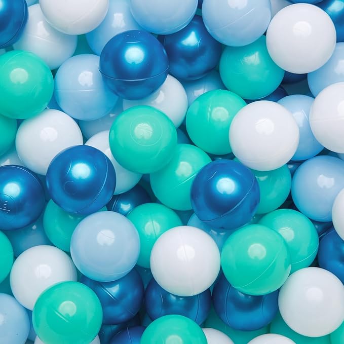TRENDPLAY Plastic Balls for Ball Pits 2.2 Inch, Pack of 50 100 200 500 Hollow Balls, Perfect for