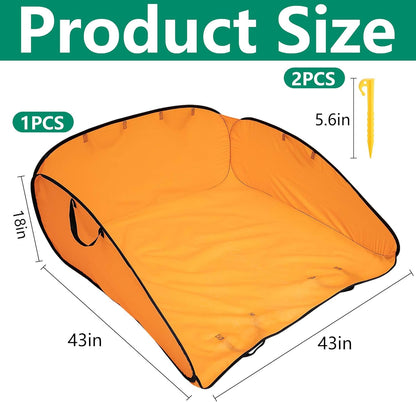 2 Pcs 140 Gallon Pop up Leaf Collector, Foldable Lawn Leaf Pick Up Bag Tool, Large Yard Dustpan Type Garden Bag, Reusable Yard Waste Bags for Cleaning Up Weeds Branches Waste Trash Debris