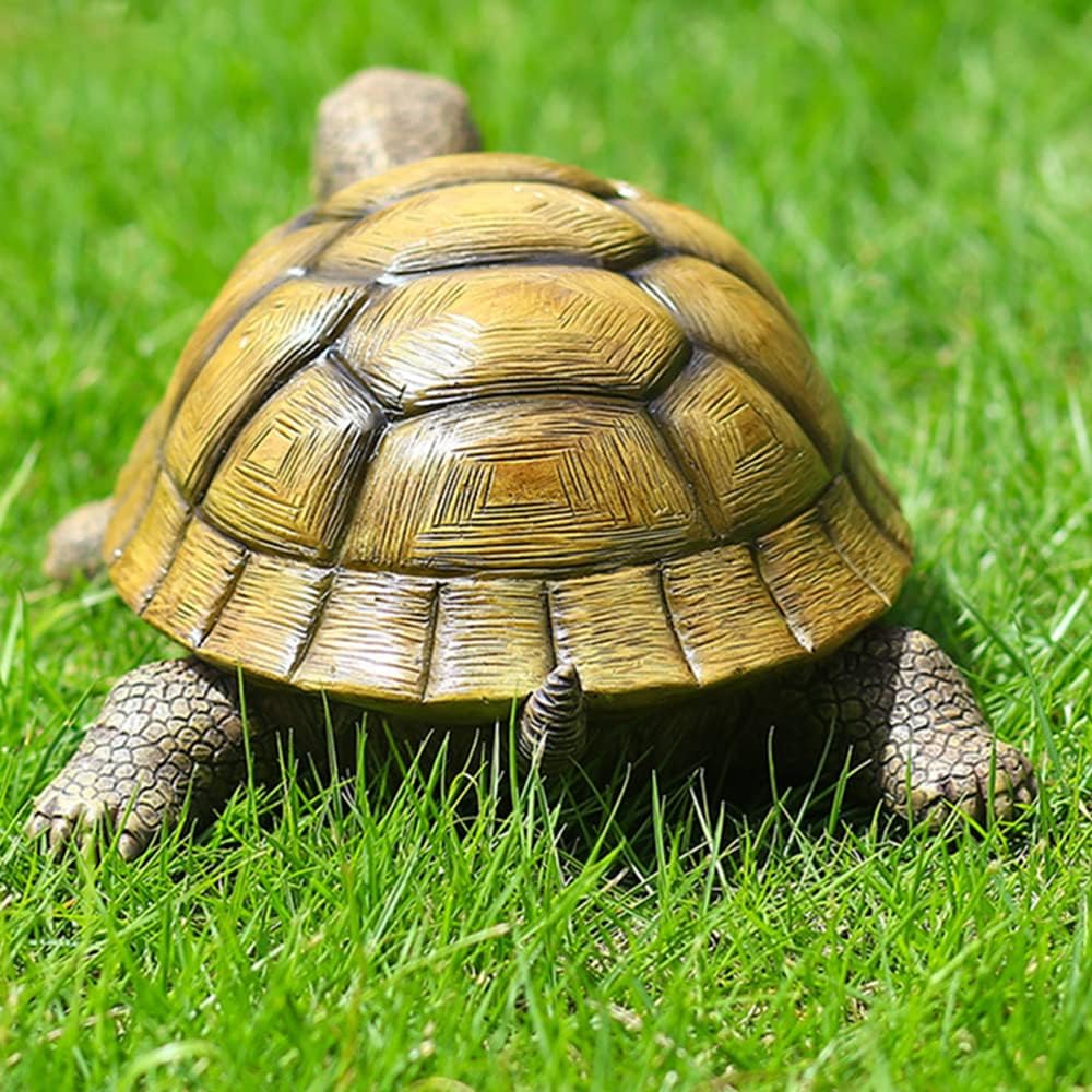 Turtle Garden Statue,Outdoor Decoration for Backyard/Patio/Pond/Lawn,Indoor Tortoise Figurine Sculpture Colloction for Floor or Tabletop