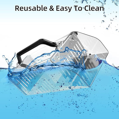 2025 Humane Mouse Trap Indoor Animal Humane Live Cage Trap,Sensitive Pedal Trigger,Extended Transparent Humanes Rat Trap Outdoor,Easy to Catch&Release Live Animal Trap for Rodent,Mole,Vole,Mice,Shrew
